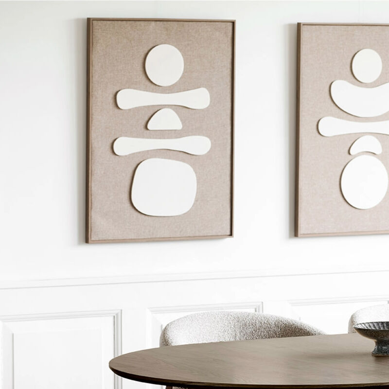 House Nordic Diva reliefitaulu No.1 50x70 cm ruskea/beige